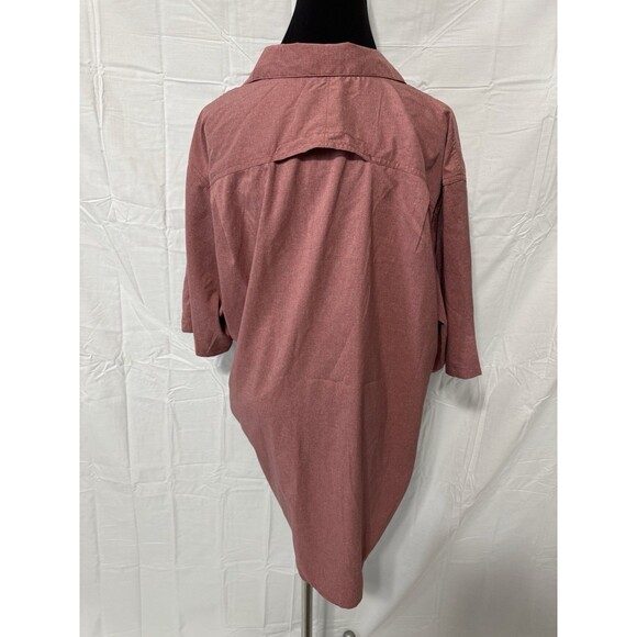 Wrangler ATG All Terrain Gear Utility Shirt Regular Fit Red Mens XL - Picture 2 of 3